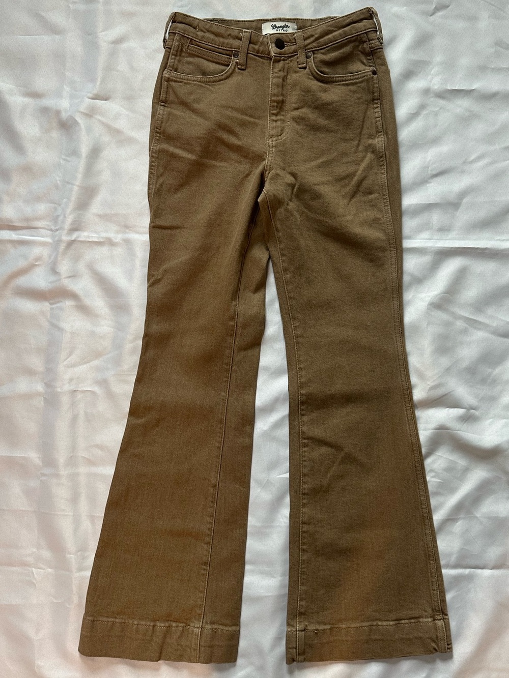 Wrangler Women's Brown Flare Wide-Leg Jeans - 27/32